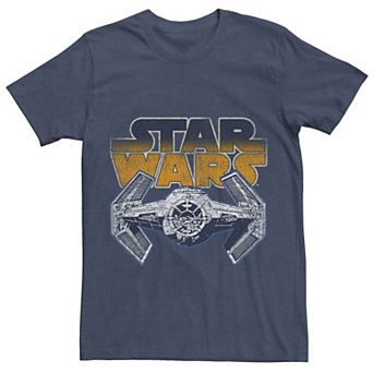 Men's Star Wars Super Retro Tie Fighter Classic Logo Tee