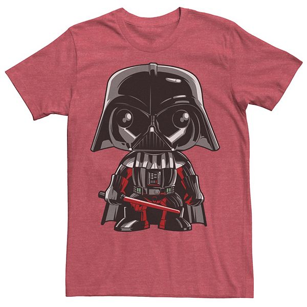 Men S Star Wars Darth Vader Cute Kawaii Pose Tee