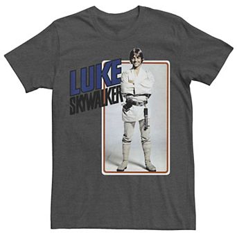 Men's Star Wars Luke Skywalker Smiling Card Tee