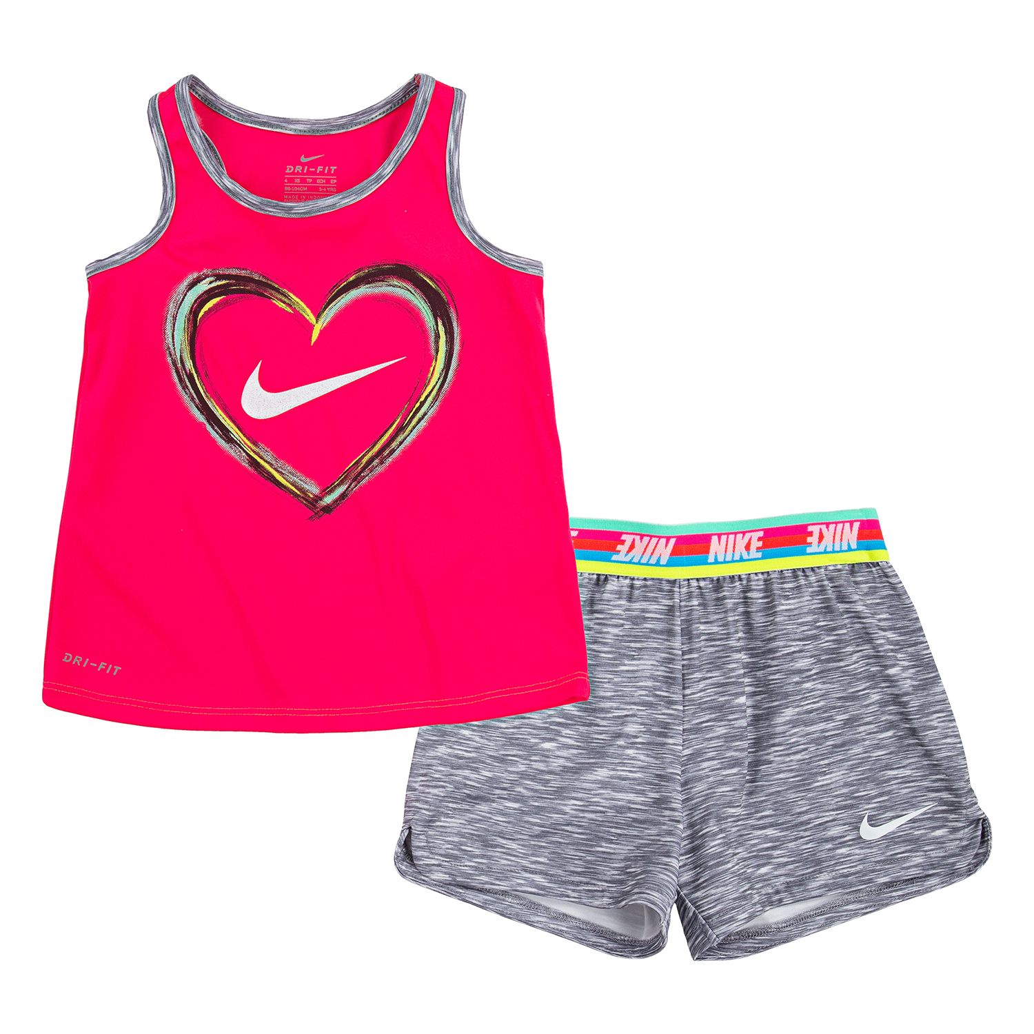 nike shorts and tank top set