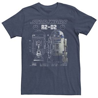 Men's Star Wars R2-D2 Astromech Droid Schematic Tee