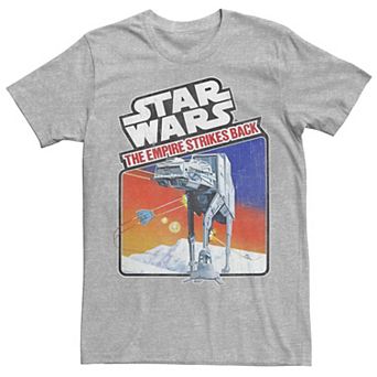 Men's Star Wars Empire Strikes Back Vintage AT-AT Sticker Tee
