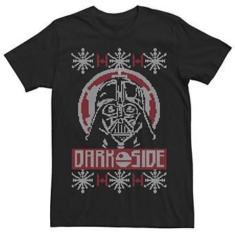 Men's Star Wars Darth Vader Dark Side Christmas Sweater Tee