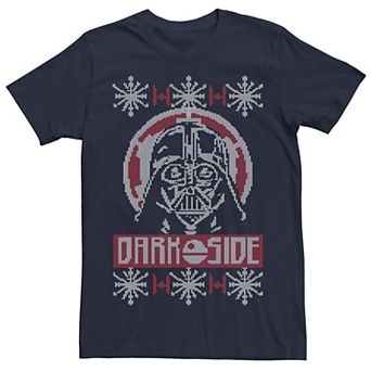 Men's Star Wars Darth Vader Dark Side Christmas Sweater Tee