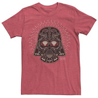 Men's Star Wars Darth Vader Sugar Skull Helmet Graphic Tee