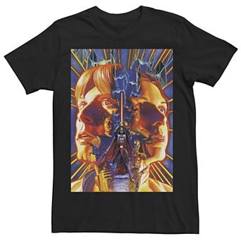 Men's Star Wars Luke and Leia Face Off Graphic Tee