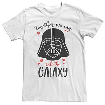 Men's Star Wars Vader Rule Together Valentine's Tee