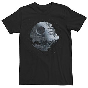 Men's Star Wars Death Star Alone In A Crowd of Galaxies Tee