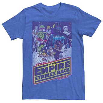 Men's Star Wars Empire Strikes Back Villain Poster Tee