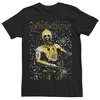 Men's Star Wars C-3PO Galaxy Graphic Tee