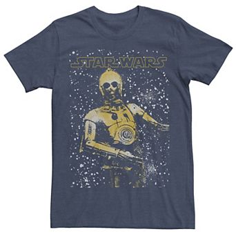 Men's Star Wars C-3PO Galaxy Graphic Tee