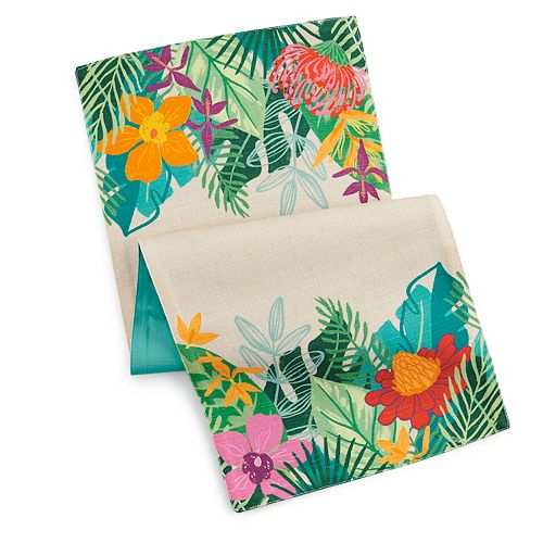 Celebrate Summer Together Tropical Palm Table Runner - 36