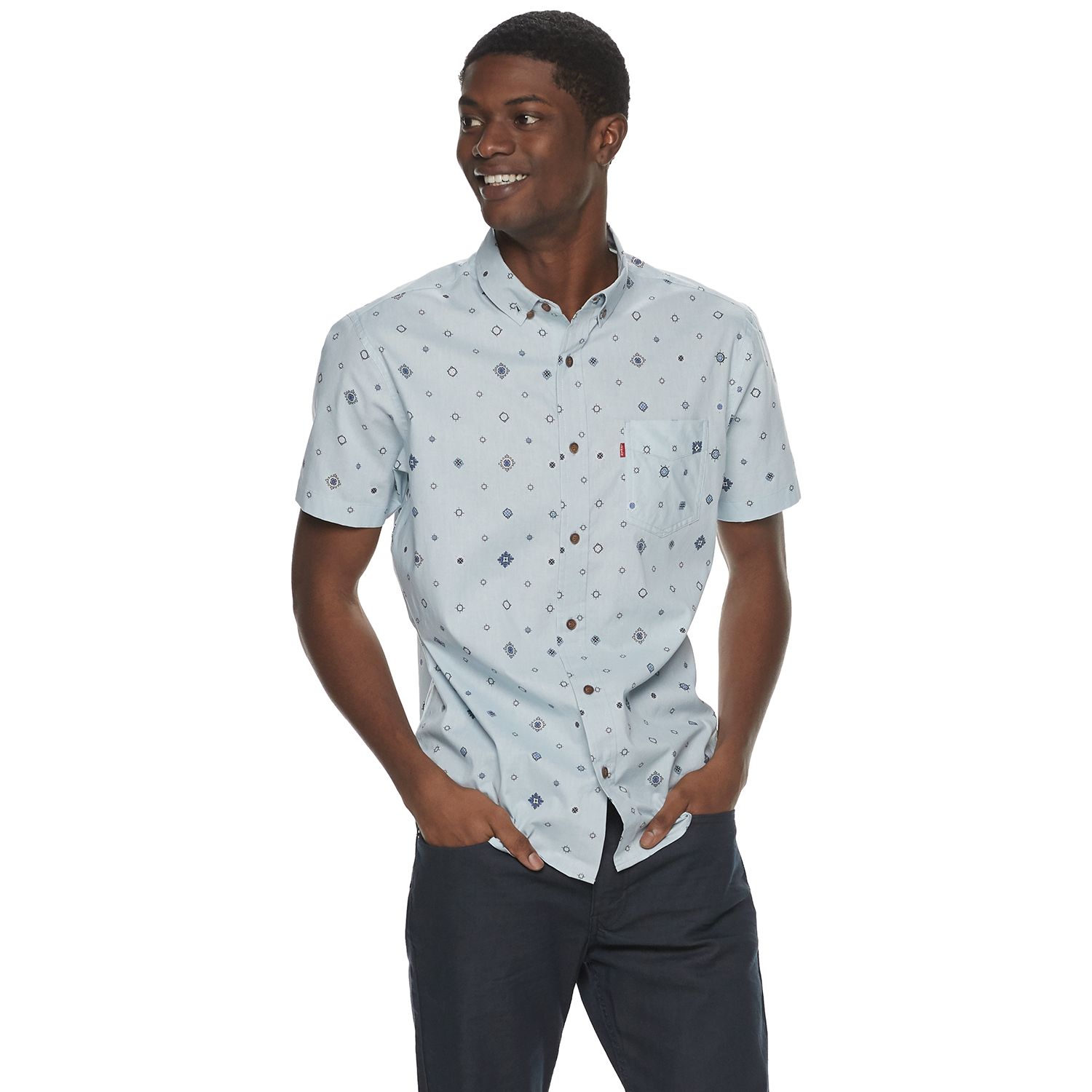 levi's men's button down shirts