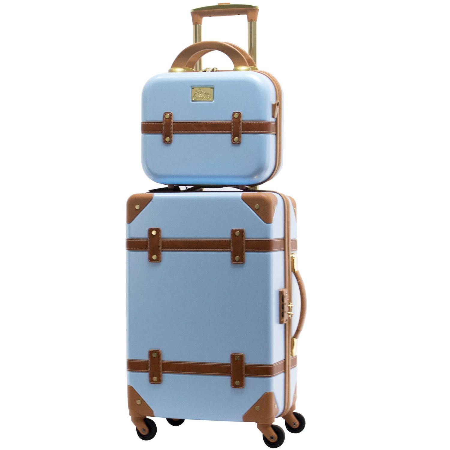 blue suitcase set