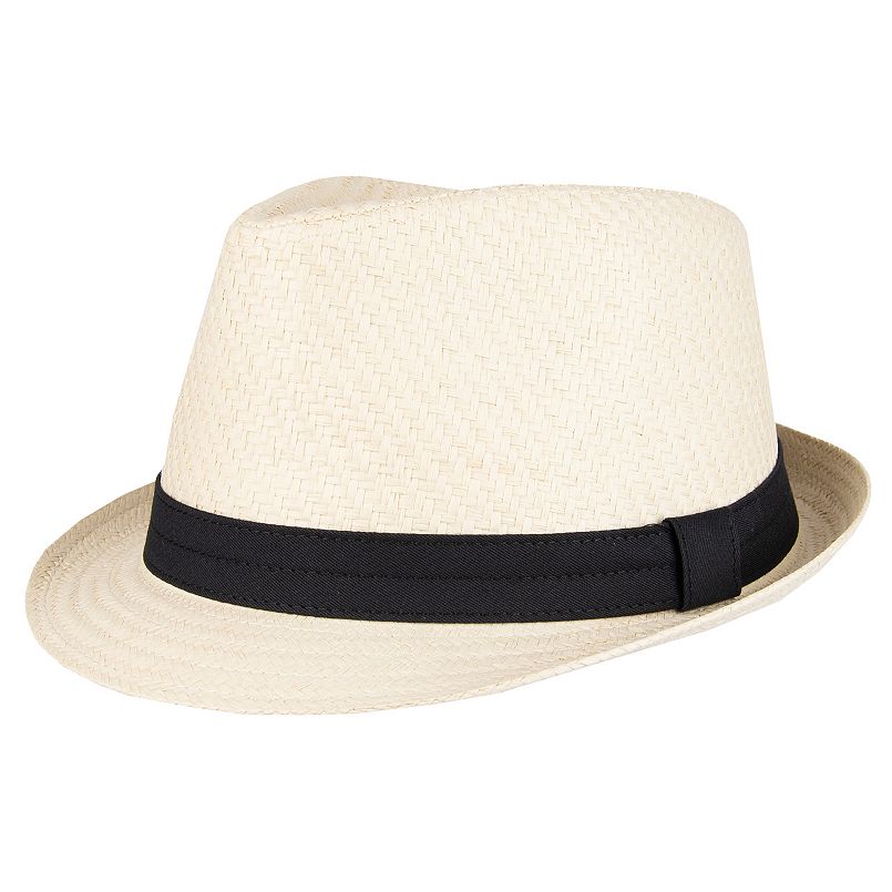 Men's Levi's® Twill-Band Straw Fedora