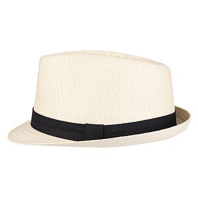 Men's Levi's Twill-Band Straw Fedora