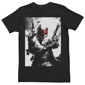 Men's Star Wars Color-pop Vintage Boba Fett Tee
