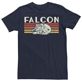 Men's Star Wars Falcon Flying Poster Tee