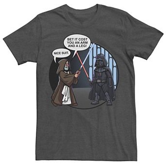 Men's Star Wars Obi-Wan & Darth Vader Nice Suit Tee