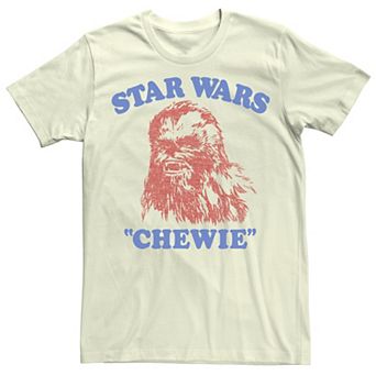 Men's Star Wars Chewie Vintage Stamp Tee