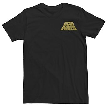 Men's Star Wars Distressed Slant Logo Tee