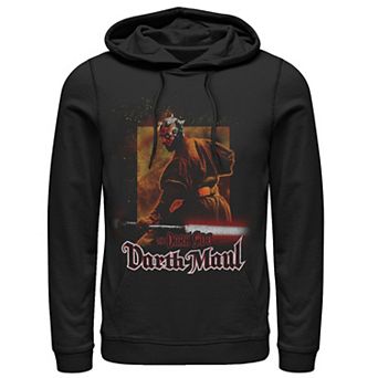 Men's Star Wars Darth Maul The Dark Side Text Poster Hoodie