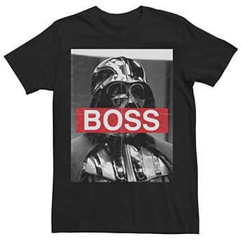 Men's Star Wars Darth Vader Total Boss Poster Tee