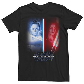Men's Star Wars Rise Of Skywalker Split Panel Portrait Logo Tee