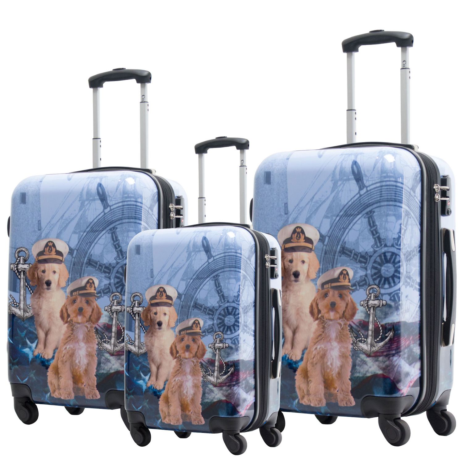 nautical luggage sets