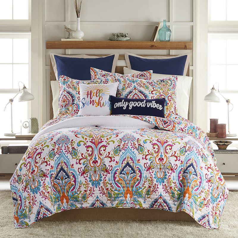 Formosa Quilt Set with Shams, Multicolor, Twin