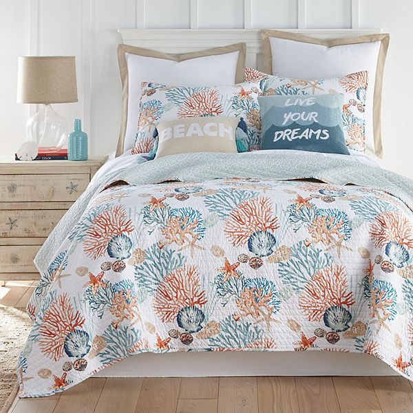 Cayo Quilt Set With Shams Bedding, Kohls Bed In A Bag King