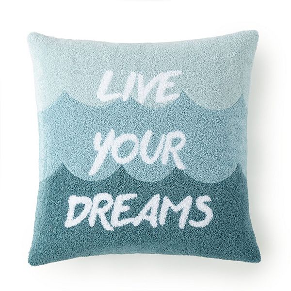 Live Your Dreams Throw Pillow