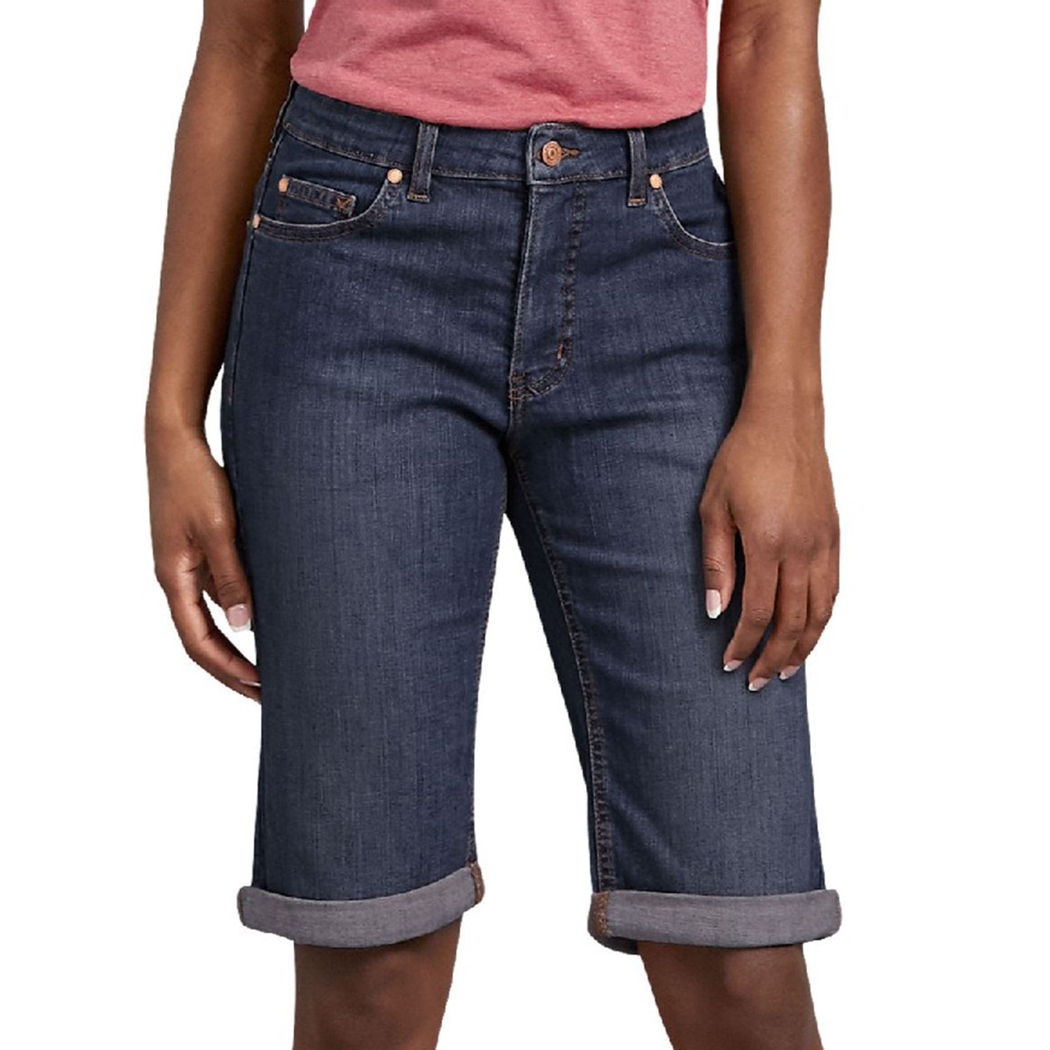 bermuda jean shorts womens