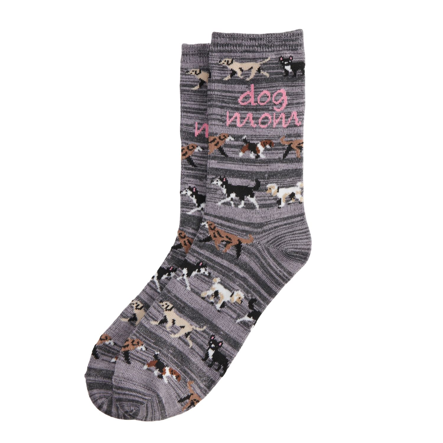Cansok Women Animal Novelty Dress Crew Socks (French BullDog