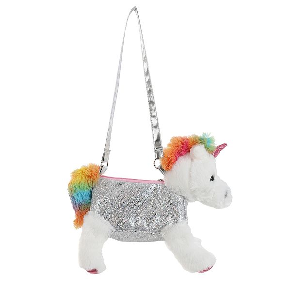 Girls Elli by Capelli Magical Unicorn Plush Animal Bag
