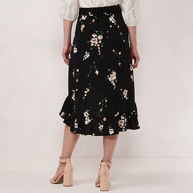 Women's LC Lauren Conrad Floral Wrap Skirt
