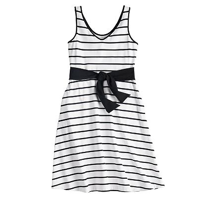 Women's Apt. 9 Cinch-Waist Fit & Flare Dress