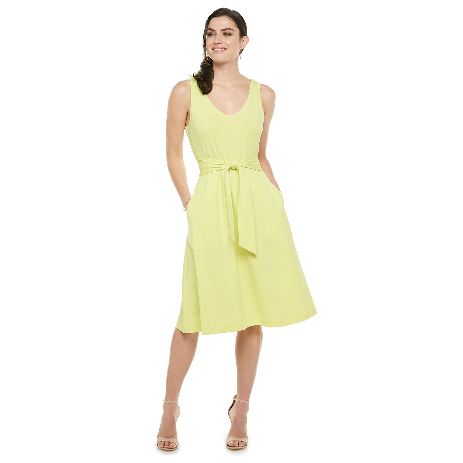 yellow dresses womens