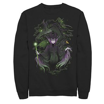 Men's Disney's Sleeping Beauty Maleficent Manga Art Fleece