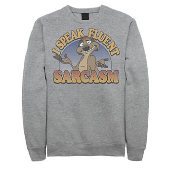 Disney's The Lion King Men's Speaks Sarcasm Sweatshirt