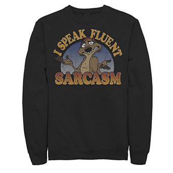 Disney's The Lion King Men's Speaks Sarcasm Sweatshirt