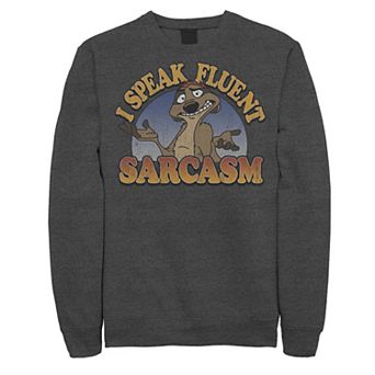 Disney's The Lion King Men's Speaks Sarcasm Sweatshirt
