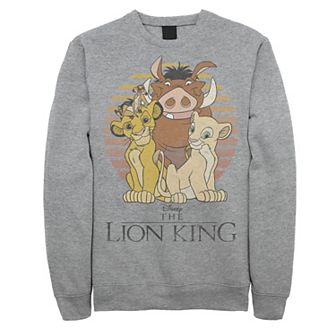 Disney's The Lion King Men's Retro Striped Sweatshirt