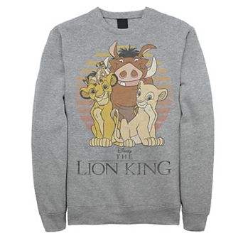 Disney's The Lion King Men's Retro Striped Sweatshirt