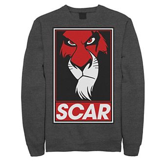 Men's Disney The Lion King Scar Poster Sweatshirt