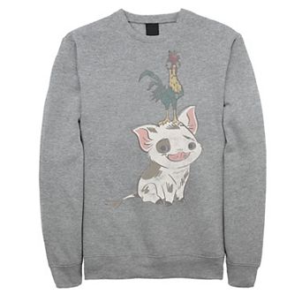 Men's Disney's Moana Heihei And Pua Portrait Fleece