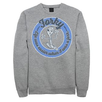 Disney / Pixar's Toy Story 4 Men's Life Was Easier As A Fork Sweatshirt