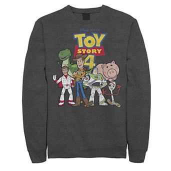 Disney / Pixar's Toy Story 4 Men's New Shot Movie Logo Poster Sweatshirt