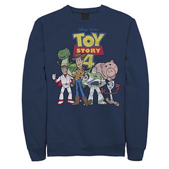 Disney / Pixar's Toy Story 4 Men's New Shot Movie Logo Poster Sweatshirt