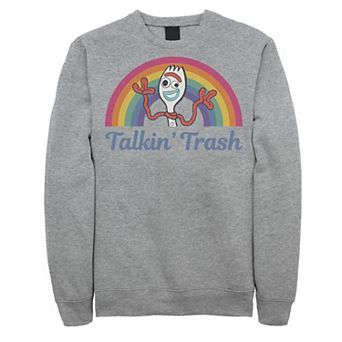 Disney / Pixar's Toy Story 4 Forky Men's Talkin' Trash Rainbow Fleece